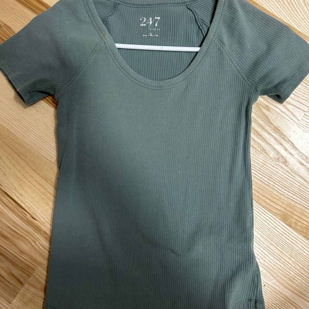47 Women's Olive Short Sleeve Tee